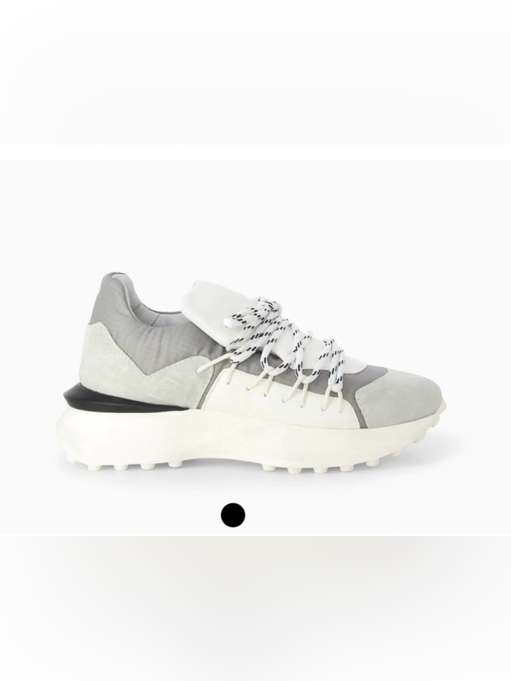 Women’s Ixos Gray and White Fashion Sneakers